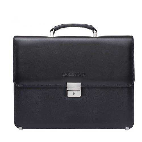 Портфель мужской кожаный Lakestone Braydon 943024/BL черный в MEXX