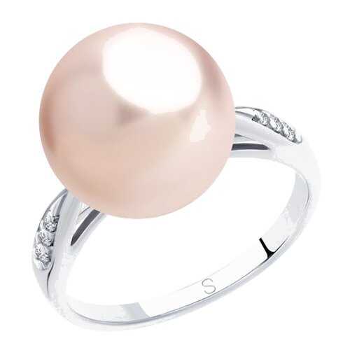 Кольцо женское SOKOLOV из серебра с жемчугом Swarovski и фианитами 94012916 р.20 в MEXX