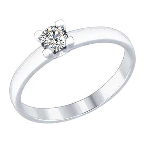 Кольцо женское SOKOLOV из серебра со Swarovski Zirconia 89010060 р.18 в MEXX