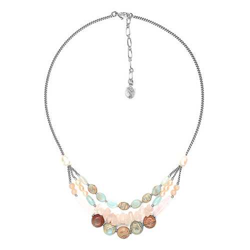 Колье женское Nature Bijoux NB20.1-15-41063 бежевое/голубое/золотистое в MEXX