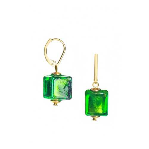 Серьги Perla Piccolo Cubo 09030266 зеленые в MEXX