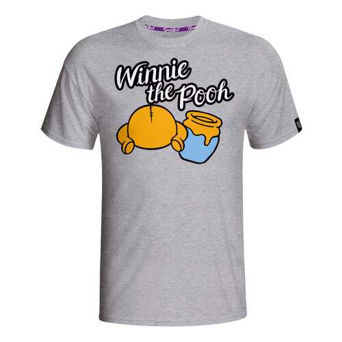 Футболка мужская Good Loot Winnie The Pooh серая L в MEXX