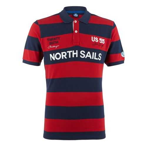 Футболка-поло мужская North Sails 692253 красная L в MEXX