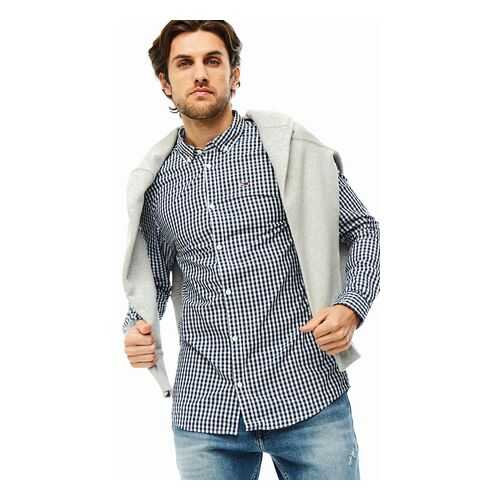 Рубашка мужская Tommy Jeans DM0DM08398 синяя L в MEXX
