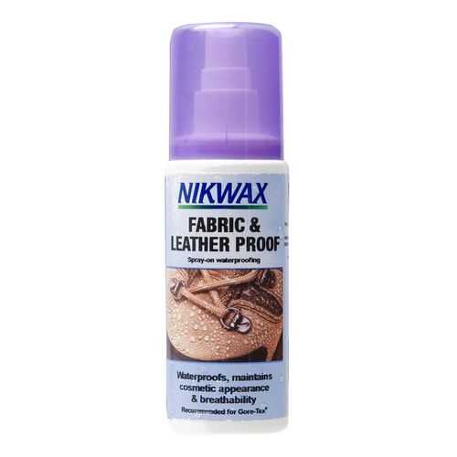 Водоотталкивающая пропитка для обуви Nikwax Fabrick & Leather Spray 125мл в MEXX