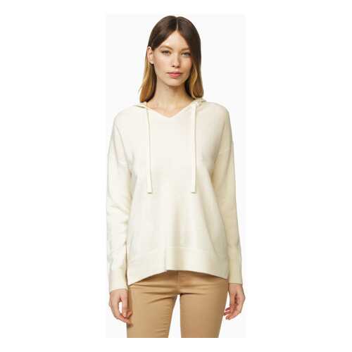 Джемпер из кашемира с капюшоном Женщины Benetton 20A_1033D2492_600 Белый XS в MEXX