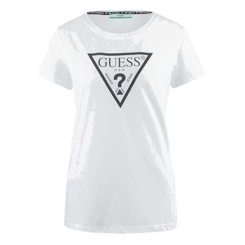 Футболка женская Guess W0YI13-R5JK1 белая L в MEXX