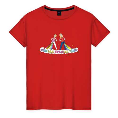 Футболка женская ВсеМайки 2461233 красная XS в MEXX