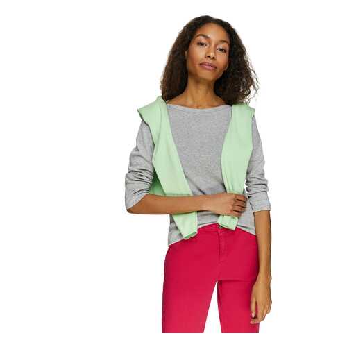 Лонгслив женский United Colors of Benetton CCC_3GA2E16A1 серый L в MEXX