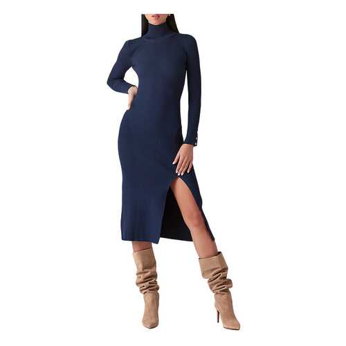 Платье-водолазка женское LOVE REPUBLIC 0359310562/ синее XS в MEXX