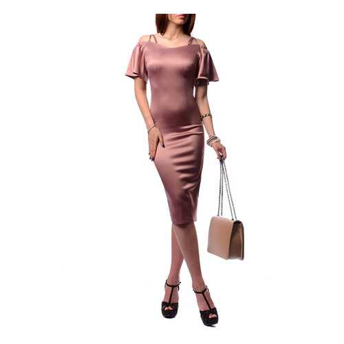 Платье женское FRANCESCA LUCINI F0633-6 коричневое 44 RU в MEXX